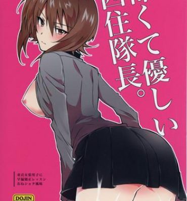 Amazing Kowakute Yasashii Nishizumi Taichou.- Girls und panzer hentai Ropes & Ties