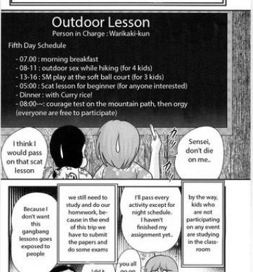 Big Penis Manami Sensei no Kougaigakushuu Ch. 6 | Manami Sensei's Outdoor Lesson Ch. 6 Masturbation