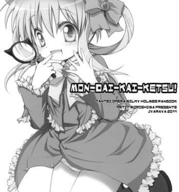 Uncensored Full Color (SC50) [Jyaraya (Morishima Petit)] MON-DAI-KAI-KETSU! (Tantei Opera Milky Holmes) [English] [TLRF]- Tantei opera milky holmes hentai Shaved