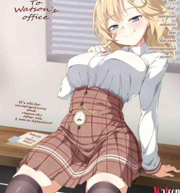 Smalltits Welcome to Watson's office!- Hololive hentai Blow Jobs