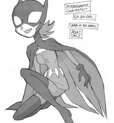 Beautiful Psychosomatic Counterfeit Ex: Batgirl- Batman hentai Party