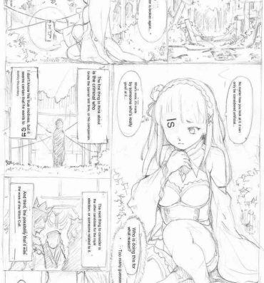 Sensual [Fujiwara Shunichi] Emilia Kumo Ito Kousoku Manga (Re: Zero kara Hajimeru Isekai Seikatsu) google translate- Original hentai Cum On Pussy